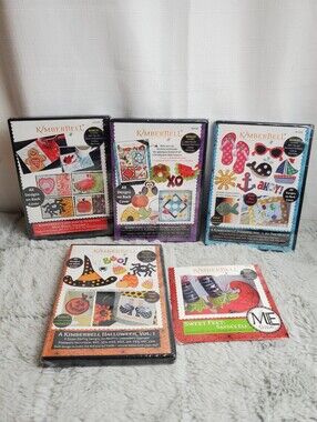Sealed Kimberbell Machine Embroidery Applique CD Lot 5 Seasonal ME Time OOP